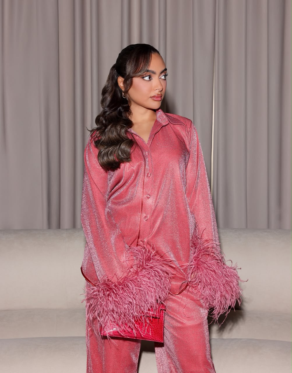 Capri Set With Feather